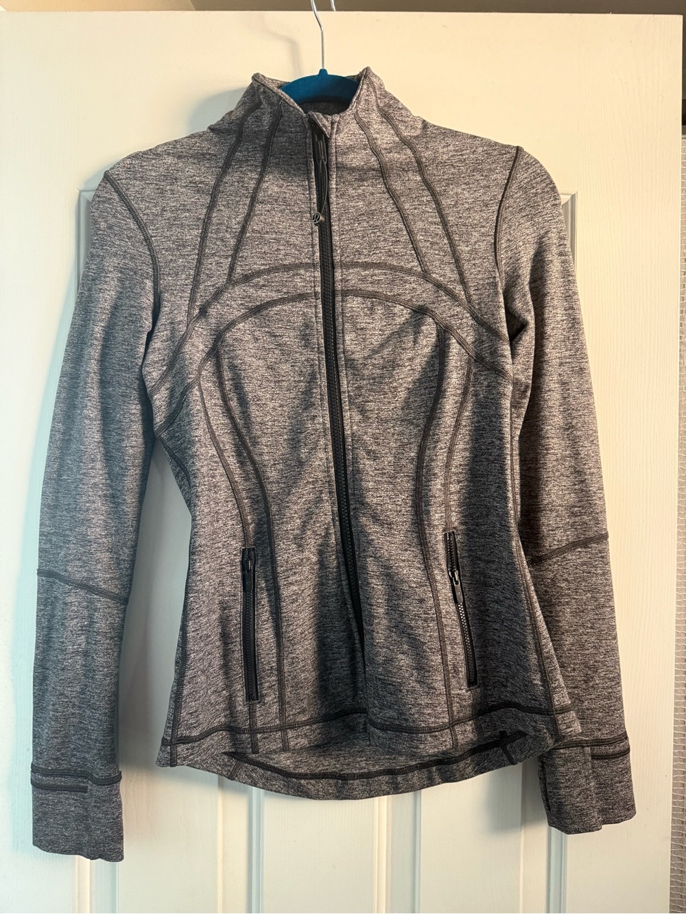 lululemon athletica Heathered Gray Full-Zip Hoodie